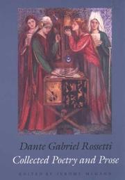 Cover of Collected poetry and prose by Dante Gabriel Rossetti