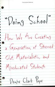 Cover of Doing School by Denise Clark Pope