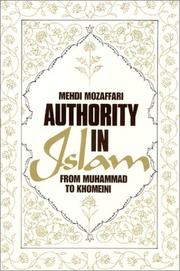 Cover of Authority in Islam by Mehdi Mozaffari