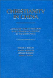 Front cover of Christianity in China by Archie R. Crouch