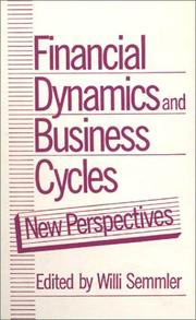 Front cover of Financial Dynamics and Business Cycles by Willi Semmler