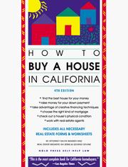 Front cover of How to buy a house in California by Ralph E. Warner