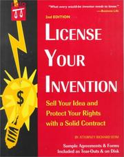 Front cover of License your invention by Richard Stim