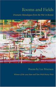 Cover of Rooms and fields by Lee Peterson