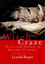 Cover of Witch craze by Lyndal Roper