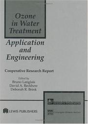 Front cover of Ozone in water treatment by Bruno Langlais