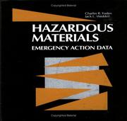 Cover of Hazardous materials emergency action data by Charles R. Foden