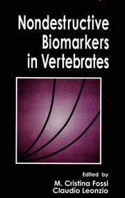 Front cover of Nondestructive biomarkers in vertebrates by Claudio Leonzio
