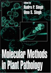 Front cover of Molecular methods in plant pathology by Rudra P. Singh
