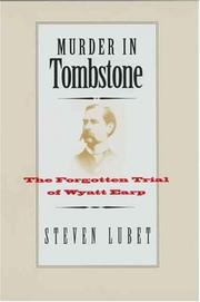 Cover of Murder in Tombstone by Steven Lubet
