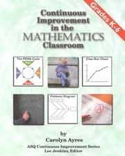 Front cover of Continuous Improvement in the Mathematics Classroom by Carolyn Ayres