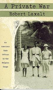 Cover of A private war by Robert Laxalt