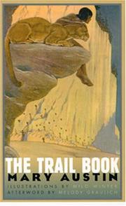 Cover of The  trail book by Mary Austin