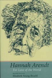 Front cover of Hannah Arendt by Elisabeth Young-Bruehl