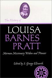 Front cover of The history of Louisa Barnes Pratt by Louisa Barnes Pratt