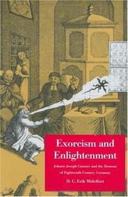 Front cover of Exorcism and Enlightenment by H. C. Erik Midelfort