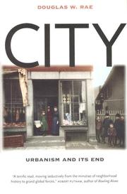 Cover of City by Douglas W. Rae