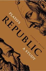 Cover of Plato's Republic by Stanley Rosen