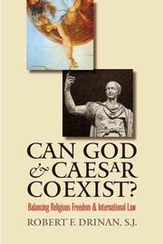 Front cover of Can God and Caesar Coexist? by Robert F. Drinan