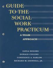 Front cover of Guide to the social work practicum by Gayla Rogers