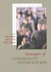 Cover of Strategies of community intervention by Jack Rothman