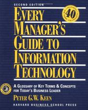 Cover of Every manager's guide to information technology by Peter G. W. Keen
