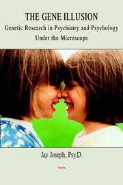 Cover of The gene illusion by Jay Joseph