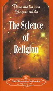 Front cover of The science of religion by Yogananda Paramahansa