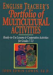 Front cover of English teacher's portfolio of multicultural activities by John E. Cowen