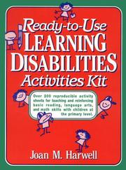 Cover of Ready-to-use learning disabilities activities kit by Joan M. Harwell