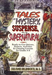 Front cover of Tales of mystery, suspense, and the supernatural by Sue Jones Erlenbusch