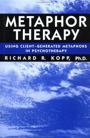 Cover of Metaphor therapy by Richard Royal Kopp