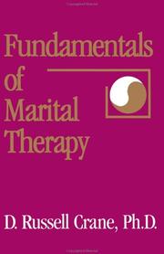 Front cover of Fundamentals of marital therapy by D. Russell Crane