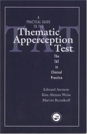 Cover of A Practical Guide to the Thematic Apperception Test by Edward Aronow