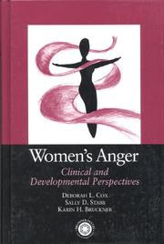 Cover of Women's anger by Deborah Cox