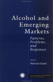 Front cover of Alcohol and emerging markets by Marcus Grant