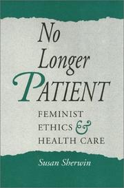 Front cover of No longer patient by Susan Sherwin