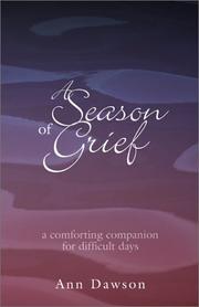 Front cover of A Season of Grief by Ann Dawson