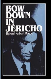 Cover of Bow down in Jericho by Byron Herbert Reece