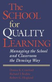 Cover of The school for quality learning by Donna K. Crawford