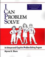 Cover of I can problem solve by Myrna B. Shure