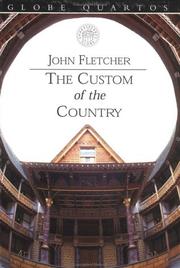 Front cover of The custom of the country by John Fletcher