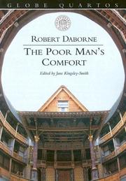 Cover of The Poor Man's Comfort (Globe Quartos) by Robert Daborne