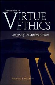 Front cover of Introduction to Virtue Ethics by Raymond J. Devettere