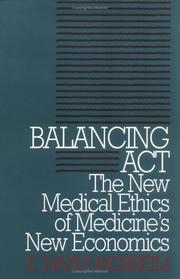 Cover of Balancing act by E. Haavi Morreim