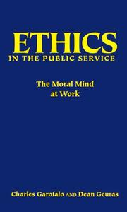 Front cover of Ethics in the Public Service by Charles Garofalo