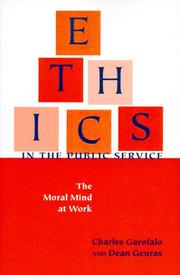 Front cover of Ethics in the public service by Charles Garofalo