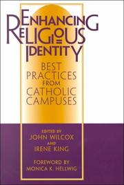 Cover of Enhancing religious identity by John R. Wilcox