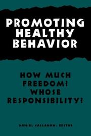 Cover of Promoting Healthy Behavior by Daniel Callahan