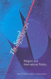 Cover of The sacred and the sovereign by John D. Carlson